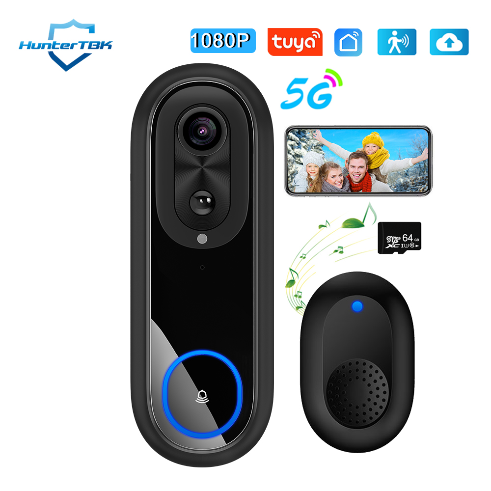 Smart Doorbell Wired - 5G 2.4G WiFi Video Kapı Zili