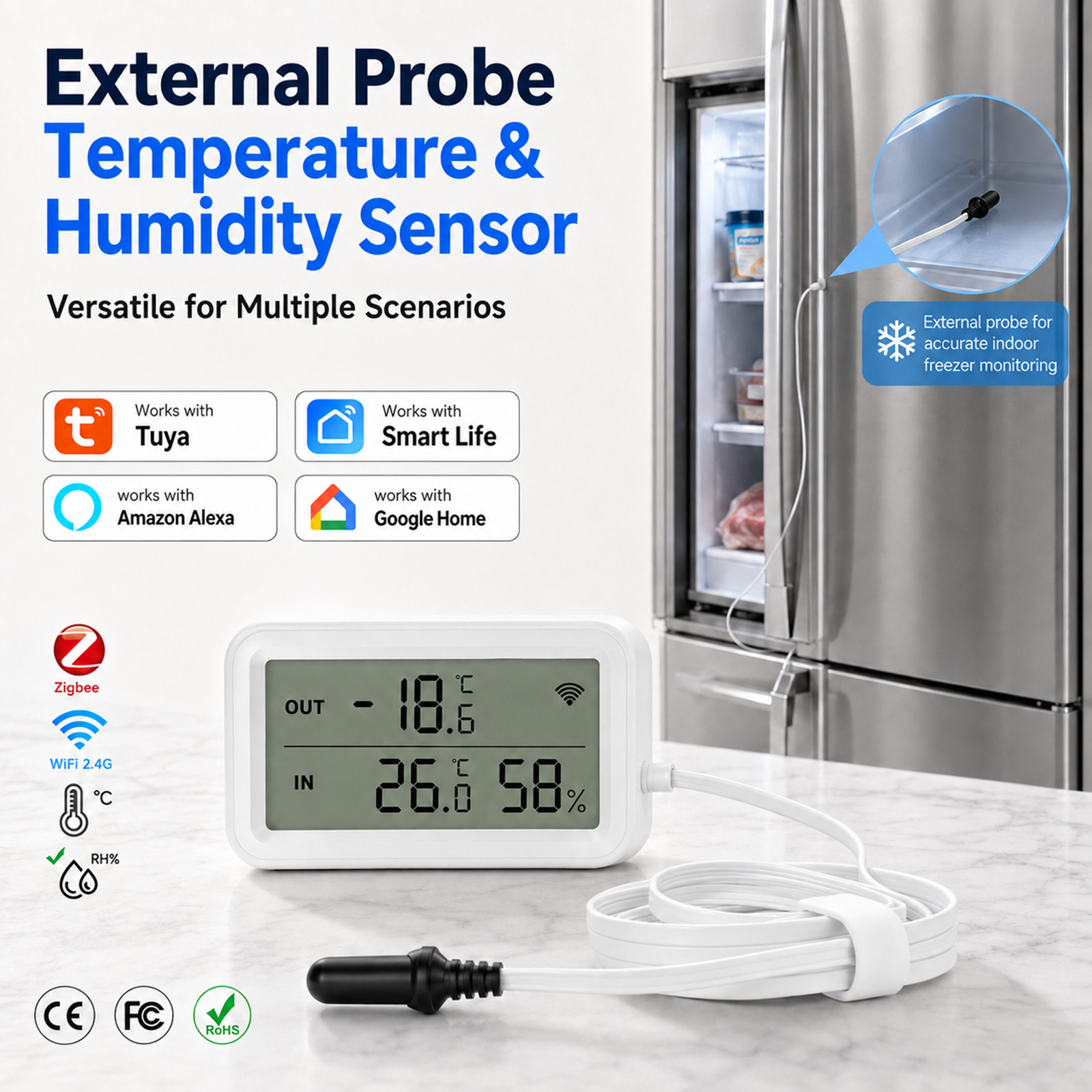 Temperature Humidity Sensor - Harici Su Geçirmez Sıcaklık Nem Sensörü