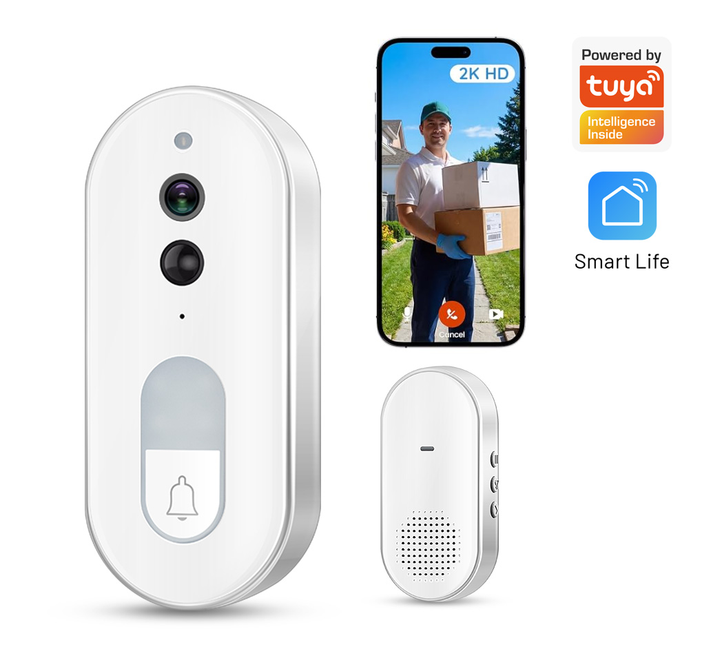 Smart Doorbell Wired - Tuya Akıllı Görüntülü Kapı Zili Kablosuz