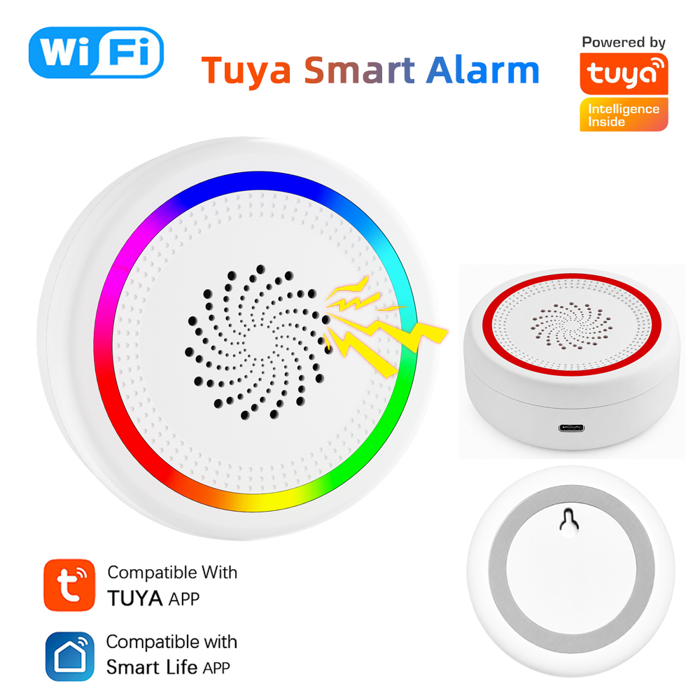 Home Automation Diy - Tuya WiFi Siren Akıllı Sesli ve