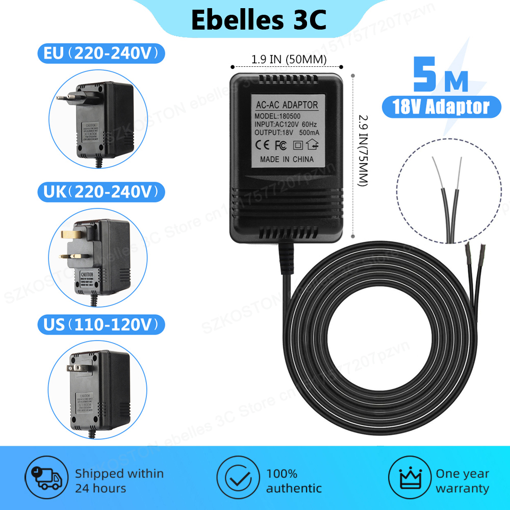 Smart Doorbell Wired - 18 V AC Trafo Şarj Cihazı