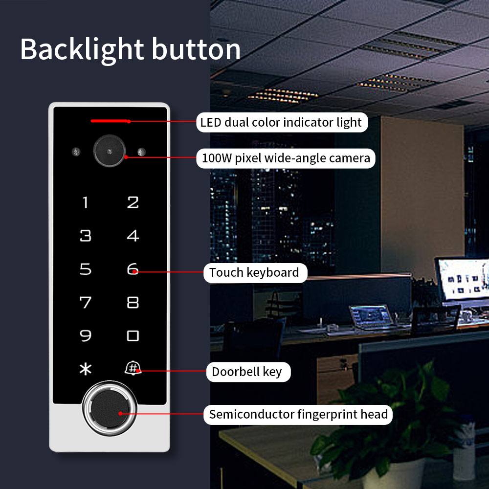 Video İnterkom WiFi Parmak İzi - Smart Doorbell Wired incelemesi ve fiyatı