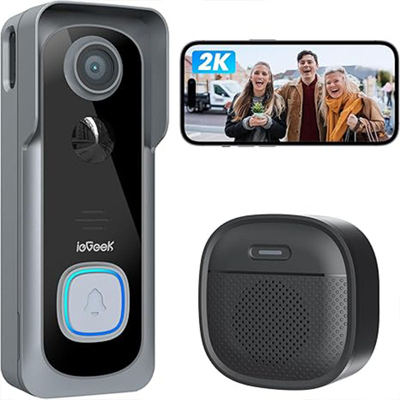 ieGeek 2K Kapı Zili Kamerası K - Smart Doorbell Wired incelemesi ve fiyatı