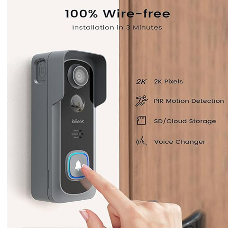 ieGeek 2K Kapı Zili Kamerası K - Smart Doorbell Wired incelemesi ve fiyatı